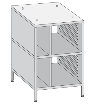 Подставка открытая UG II XS для флота RATIONAL 60.31.057 в ШефСтор (chefstore.ru)